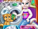 Play Free Angela And Ginger Laundry Day