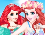 Play Free Ariel Mermaid Vs Human Princess
