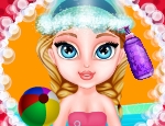 Play Free Baby Elsa Scandinave Spa Bath