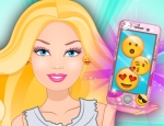 Barbie iPhone Emoji Decoration