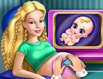 Play Free Barbie Rapunzel Pregnant Check-Up