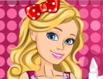 Play Free Barbie's Christmas Patchwork Dress