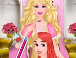 Play Free Barbie's Princess Hair Salon