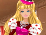 Play Free Barbie's Valentine Patchwork Dress