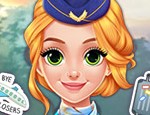 Play Free Blonde Princess Cabin Crew Makeover