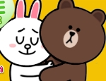 Play Free Brown And Cony Line Love
