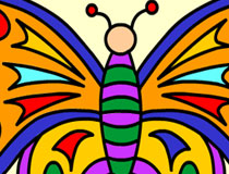 Play Free Butterfly Coloring
