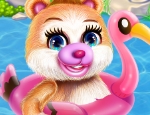 Play Free Cute Bear Caring