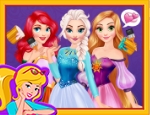Play Free Disney Princesses Rainbow Dresses