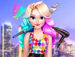 Play Free Eliza's Neon Hairstyle