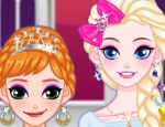Play Free Elsa And Anna Makeup Party