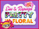 Elsa And Rapunzel Pretty In Floral