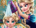 Play Free Elsa Baby Wash