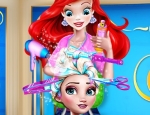 Play Free Elsa Braided Hairstyle