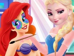 Play Free Elsa Cosmetic Salon
