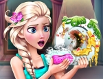 Play Free Elsa Dish Washing Realife