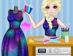 Play Free Elsa DIY Galaxy Dress