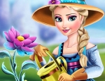 Play Free Elsa Ice Flower