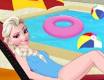 Play Free Elsa Pool Party Deco