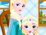 Play Free Elsa Queen Nurse Baby