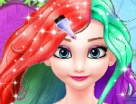 Play Free Elsa's Dye Hair Design