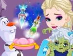 Play Free Elsa's Zombie Baby