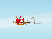 Play Free Flying Santa