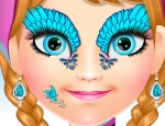 Play Free Frozen Anna Face Painting