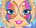 Play Free Frozen Elsa Face And Body Art