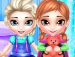 Play Free Frozen Sisters Washing Toys