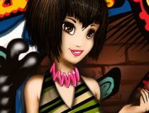 Play Free Graffitti Girl Dressup