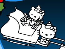Play Free Hello Kitty Winter Coloring