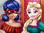 Play Free Ladybug And Elsa Pregnant BFFs