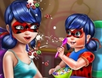 Play Free Ladybug Mommy Toddler Feed