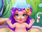 Play Free Mermaid Baby Bath