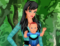 Play Free Mommy and Baby Dress-up