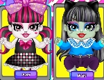 Play Free Monster High Draculaura And Frankie Babies