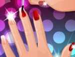 Play Free Nail Studio Polka Dot Design