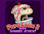 Play Free Papa Louie 3: When Sundaes Attack!