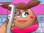 Play Free Pou Girl Eye Doctor