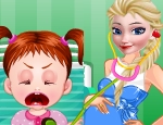 Play Free Pregnant Elsa Baby Doctor