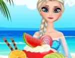 Play Free Pregnant Elsa Ice Cream Decor