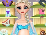 Play Free Pregnant Elsa Washing Clothes