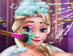Play Free Pregnant Ice Queen Bath Care