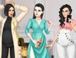 Play Free Pregnant Kardashians Dress Up Game