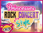 Play Free Princesses Rock Concert Style