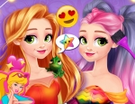 Play Free Rapunzel Design Your Rainbow Dress