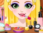Rapunzel Glittery Makeup 