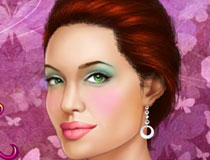 Play Free Stunning Angelina Jolie Makeup Game