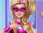 Play Free Super Barbie Bathroom Clean Up